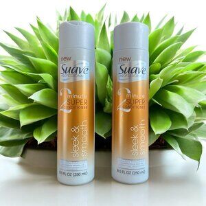 Suave Professionals Sleek & Smooth 2 Minute Super Conditioner 8.5 oz (2 Pack)